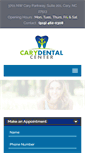 Mobile Screenshot of carydentalcenter.com